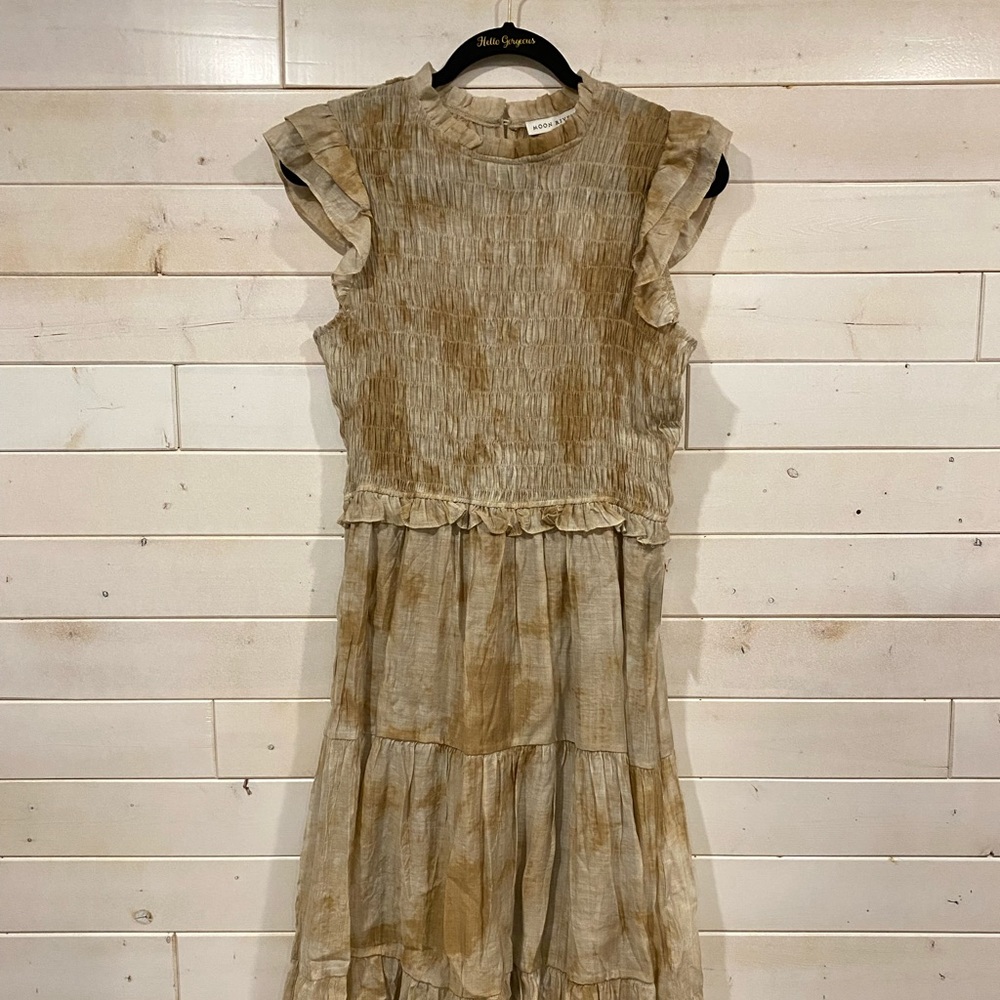 Smocked And Tiered Dress